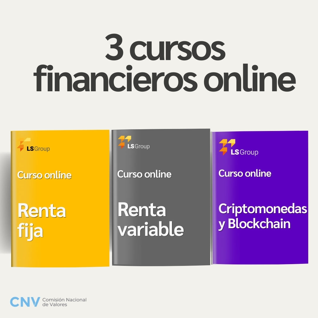 3 cursos financieros: AVANZADOS